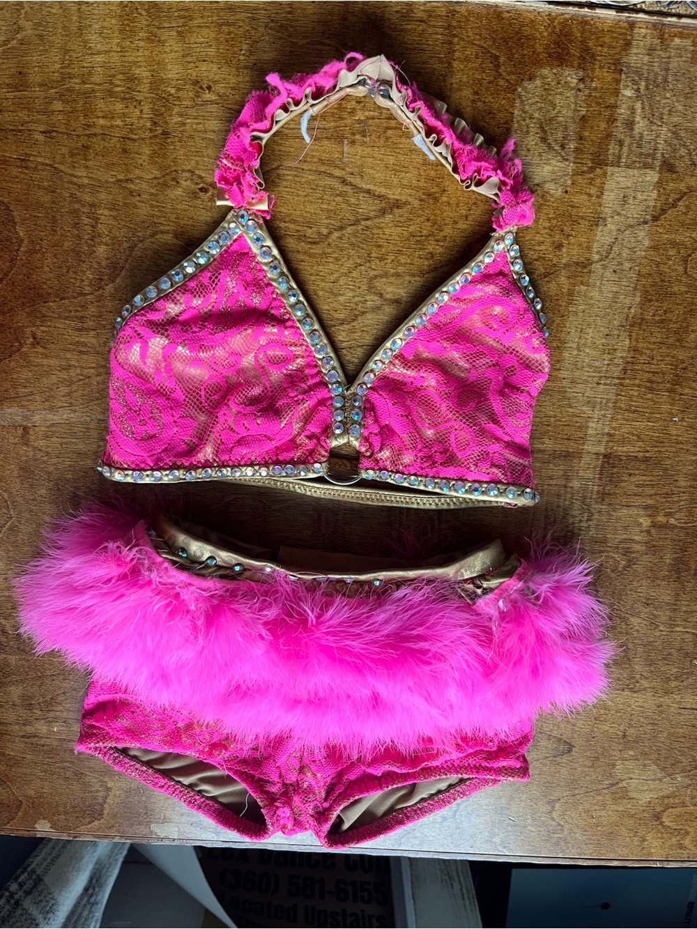 Kids custom jazz dance costume